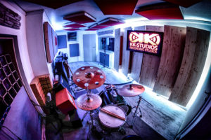 KK-Studios Recording Room perspektiv - from Drumcorner